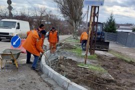 У Запоріжжі продовжується ремонт дороги по вулиці Солідарності