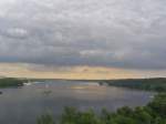 Вид на Днепр с моста Преображенского