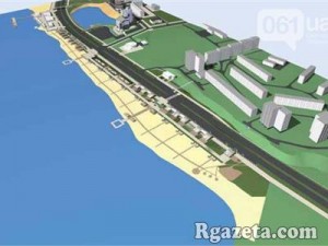 Частная фирма разработала проект реконструкции Центрального пляжа Запорожья