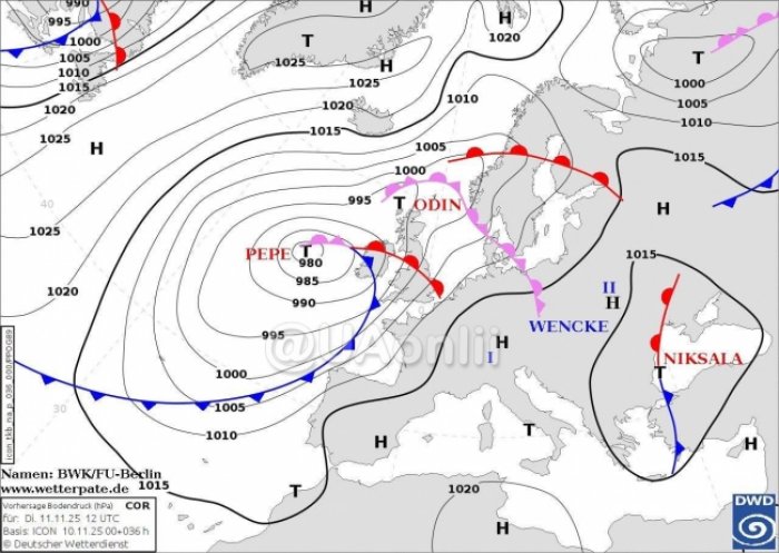 На Україну насувається циклон Niksala: завтра дощі охоплять усю країну На Україну насувається циклон Niksala: завтра дощі охоплять усю країну