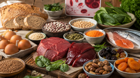 Продукти, які підвищують гемоглобін: що додати в раціон уже сьогодні Продукти, які підвищують гемоглобін: що додати в раціон уже сьогодні