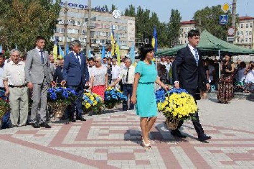  В Запорожье проходят мероприятия, посвященные Дню Государственного флага Украины и Дню независимости