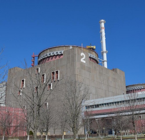 На запорожской АЭС энергоблок отключен от энергосети