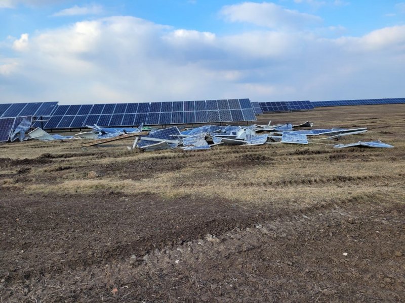 
			Сонячна електростанція в Токмаку пошкоджена, але не викрадена		