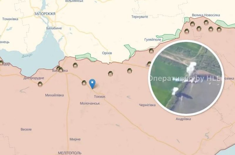 В окупованому Токмаку ЗСУ ліквідували коменданта та близько 200 загарбників