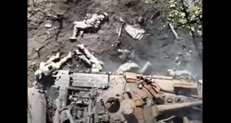 ЗСУ нищать на Запоріжжі особовий склад російської армії. Відео 18+