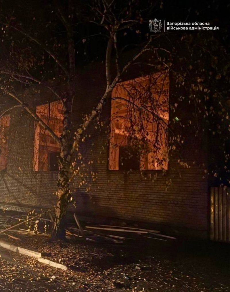 Атака дронів на Запорізький район: люди без світла