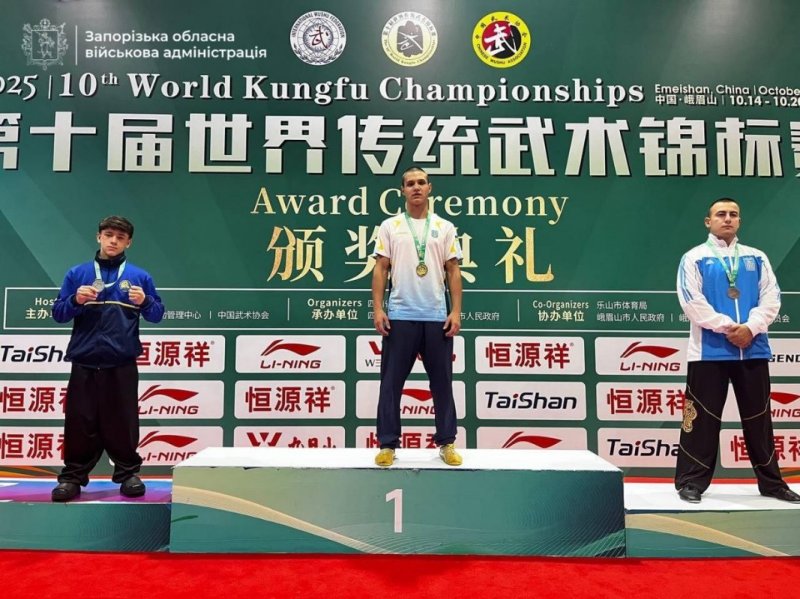 Запорізькі спортсмени вибороли медалі на чемпіонаті світу з ушу в Китаї
