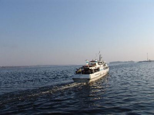 1 августа отменён рейс пригородного теплохода