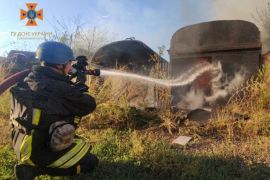 У двох населених пунктах Запорізької області внаслідок ворожих обстрілів виникло 3 пожежі